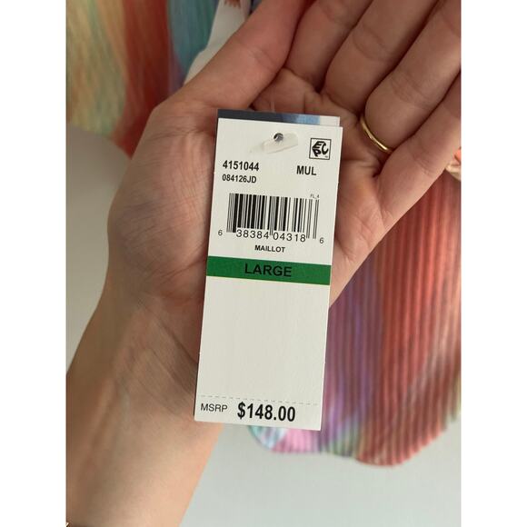 ISABELLA ROSE Newport Dunes Maillot One Piece Swimsuit Size Large NEW - Picture 6 of 7